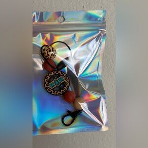 Mom Leopard Print Car Freshie Hanger/Keychain Clip
